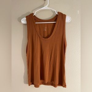 Dark yellow tank top